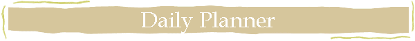 Daily Planner