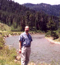 Rob at the Hoback River