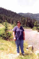 Jennifer at the Hoback River