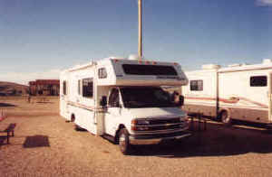 RV at Western Hills Campground, Rawlins, WY